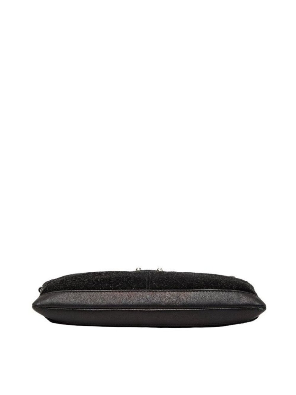 Balenciaga Classic Clip M Clutch Black Suede Leather - Picture 3 of 10